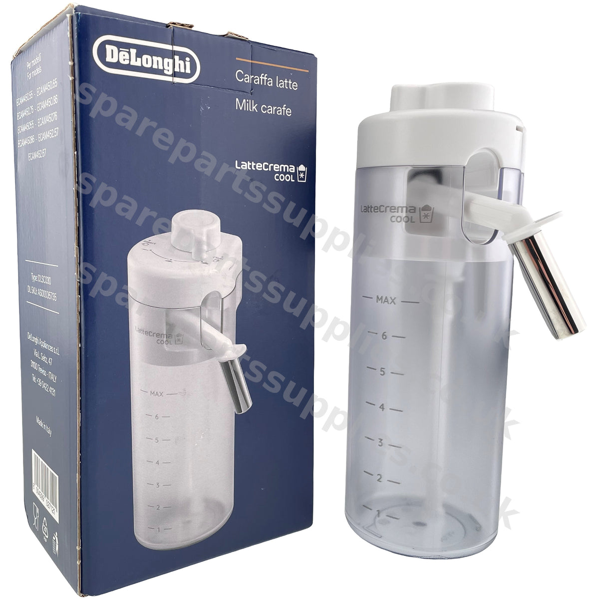 Genuine De'Longhi LatteCrema Cool Milk Carafe DLSC030 Rivelia EXAM440 EXAM441 AS00005735
