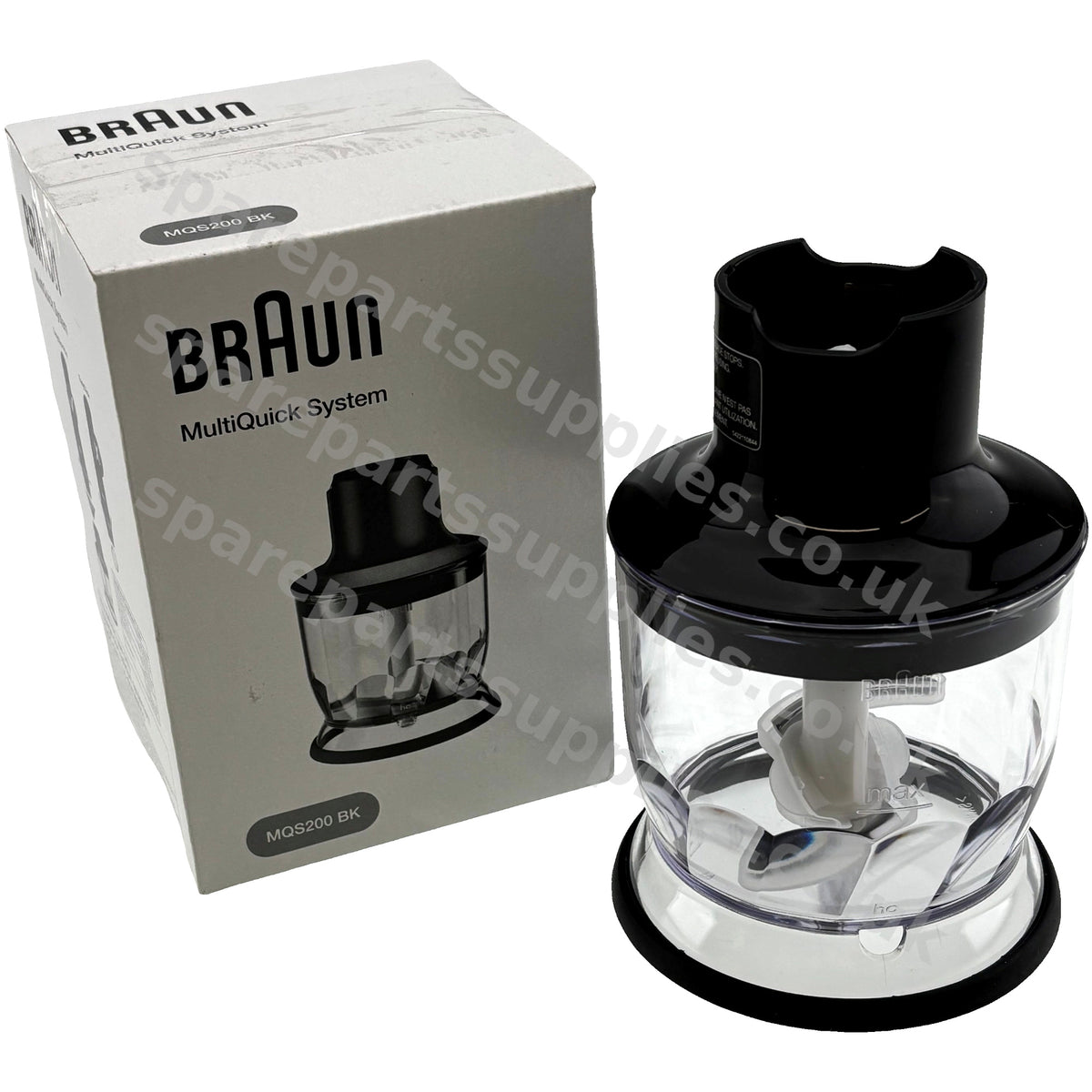 Braun MultiQuick Type 4200 EASY CLICK PLUS Chopper Bowl 350ml MQS200BK Genuine