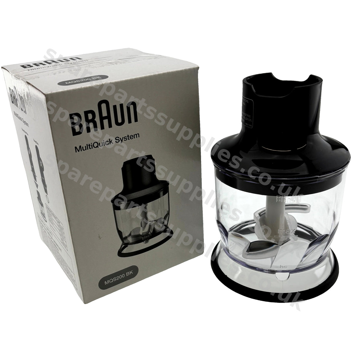 Braun MultiQuick Type 4200 EASY CLICK PLUS Chopper Bowl 350ml MQS200BK Genuine