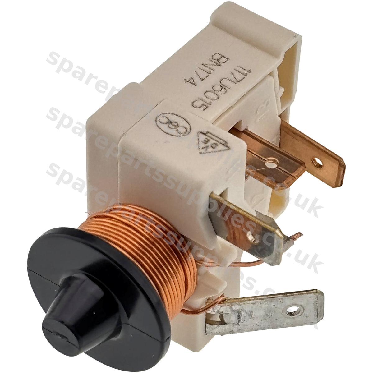 Danfoss Secop 117U6015 Compressor Start Relay HST | 4-Contact Push Fit | Fridge Freezer