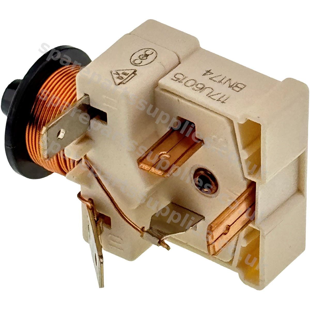 Danfoss Secop 117U6015 Compressor Start Relay HST | 4-Contact Push Fit | Fridge Freezer