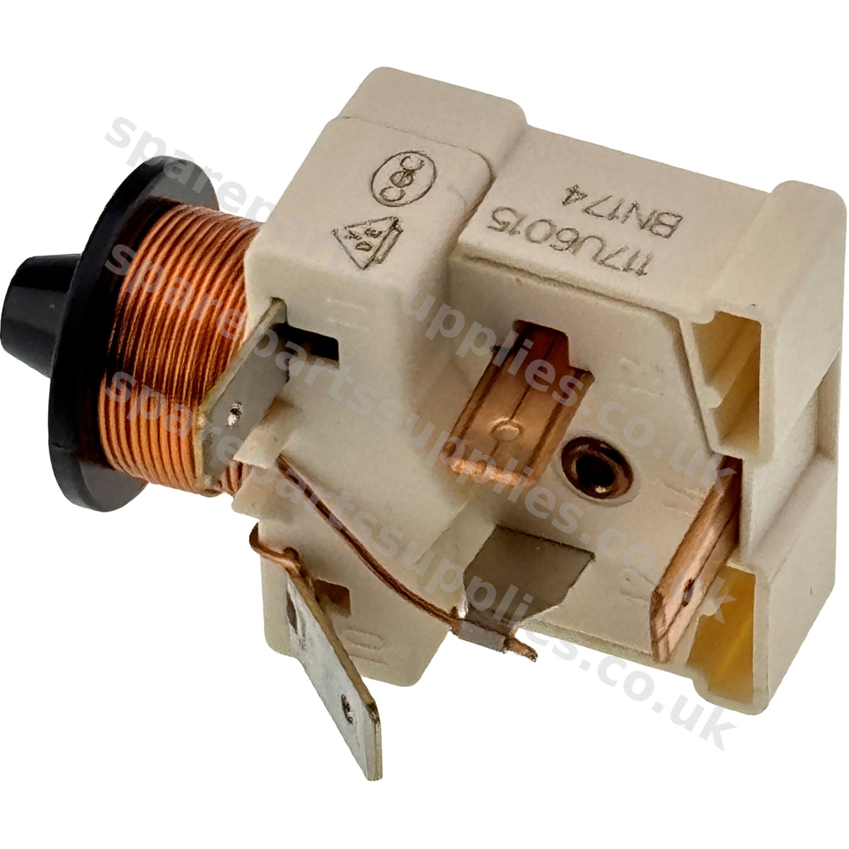 Danfoss Secop 117U6015 Compressor Start Relay HST | 4-Contact Push Fit | Fridge Freezer