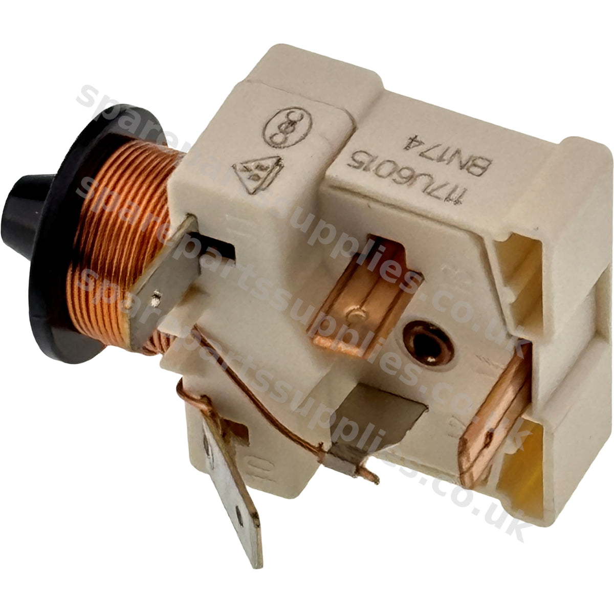 Danfoss Secop 117U6015 Compressor Start Relay HST | 4-Contact Push Fit | Fridge Freezer