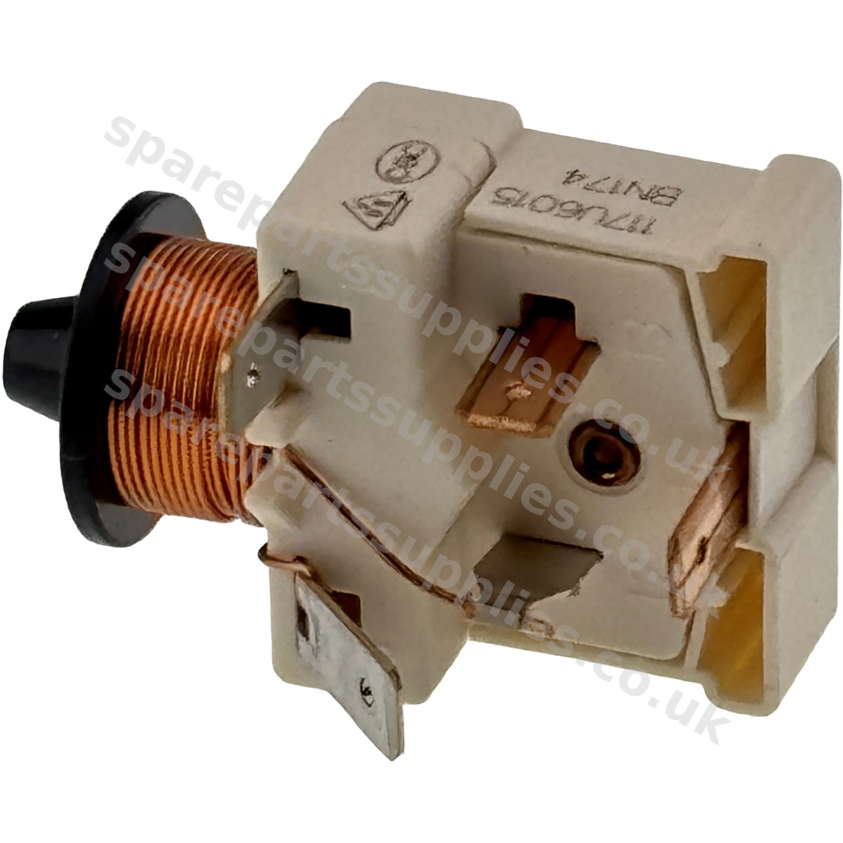Danfoss Secop 117U6015 Compressor Start Relay HST | 4-Contact Push Fit | Fridge Freezer