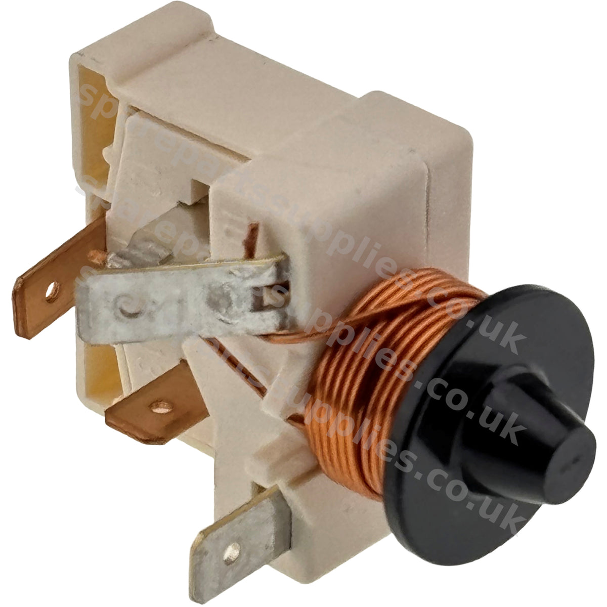 Danfoss Secop 117U6003 Compressor Start Relay HST | 4-Contact Push Fit | Fridge Freezer