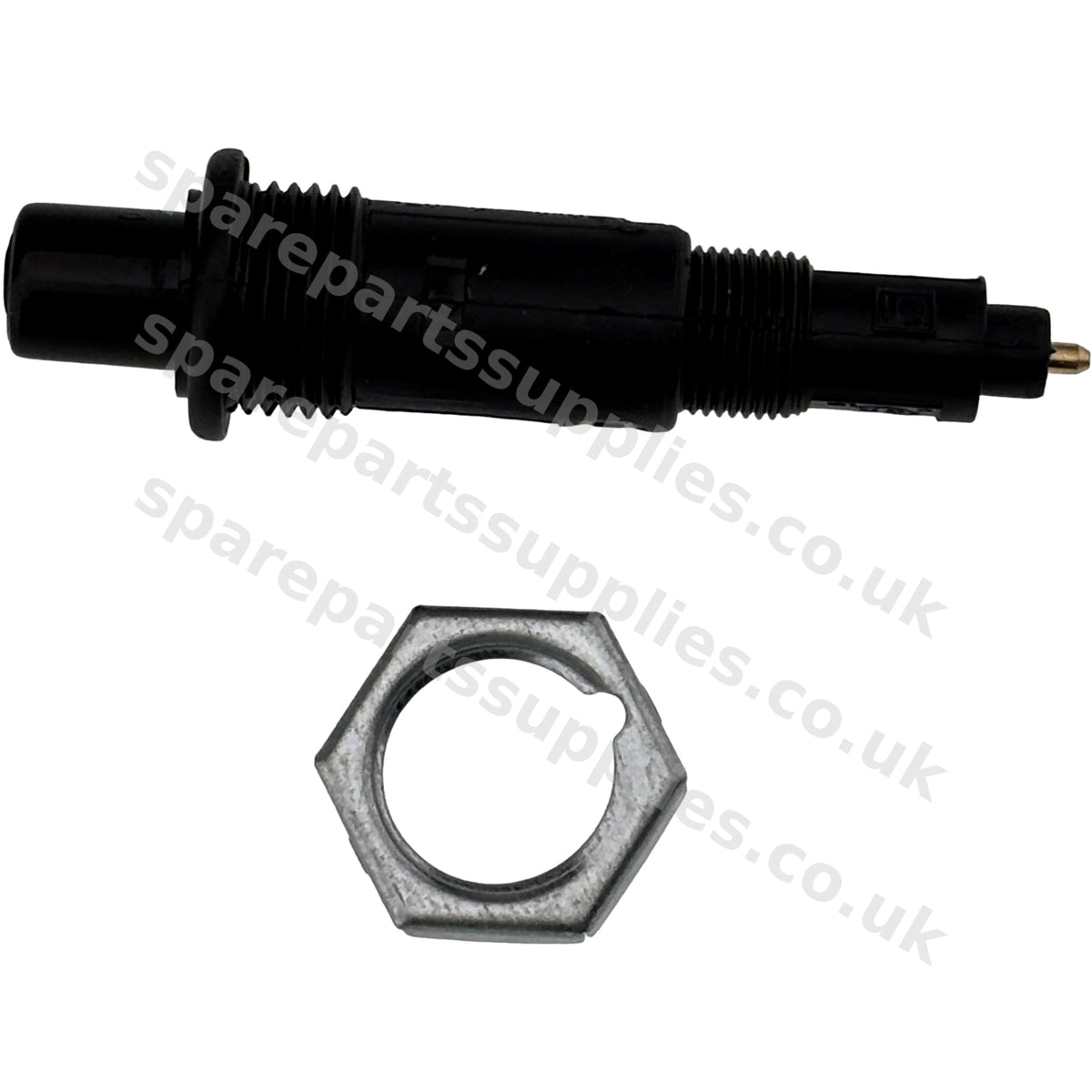 Piezo Spark Ignitor 18MMPIEZO | 18mm Mounting Hole | 22mm Ring | 2.4mm Faston | Gas Hob Cooker
