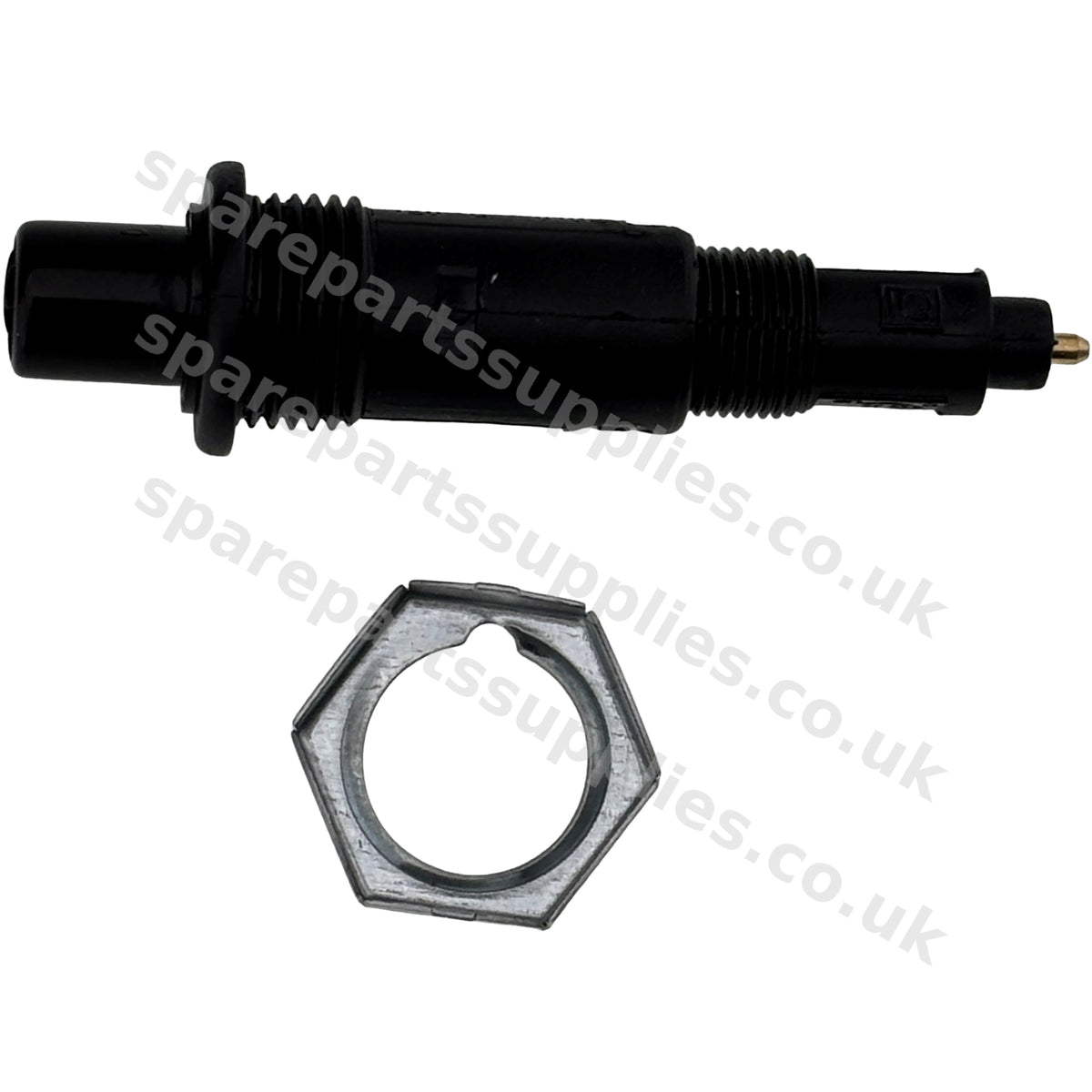 Piezo Spark Ignitor 18MMPIEZO | 18mm Mounting Hole | 22mm Ring | 2.4mm Faston | Gas Hob Cooker