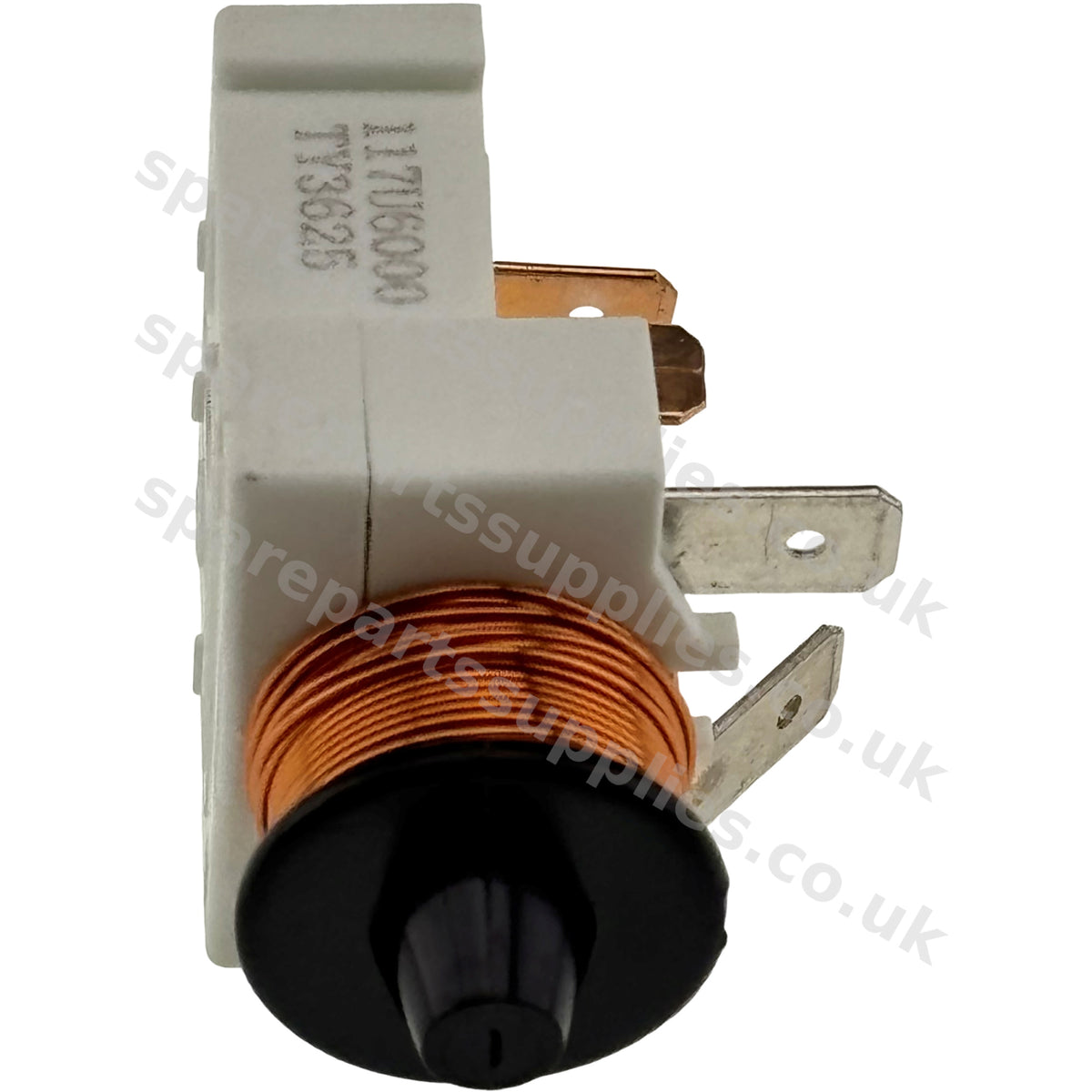 Danfoss Secop 117U6000 Compressor Start Relay HST | 4-Contact Push Fit | Fridge Freezer