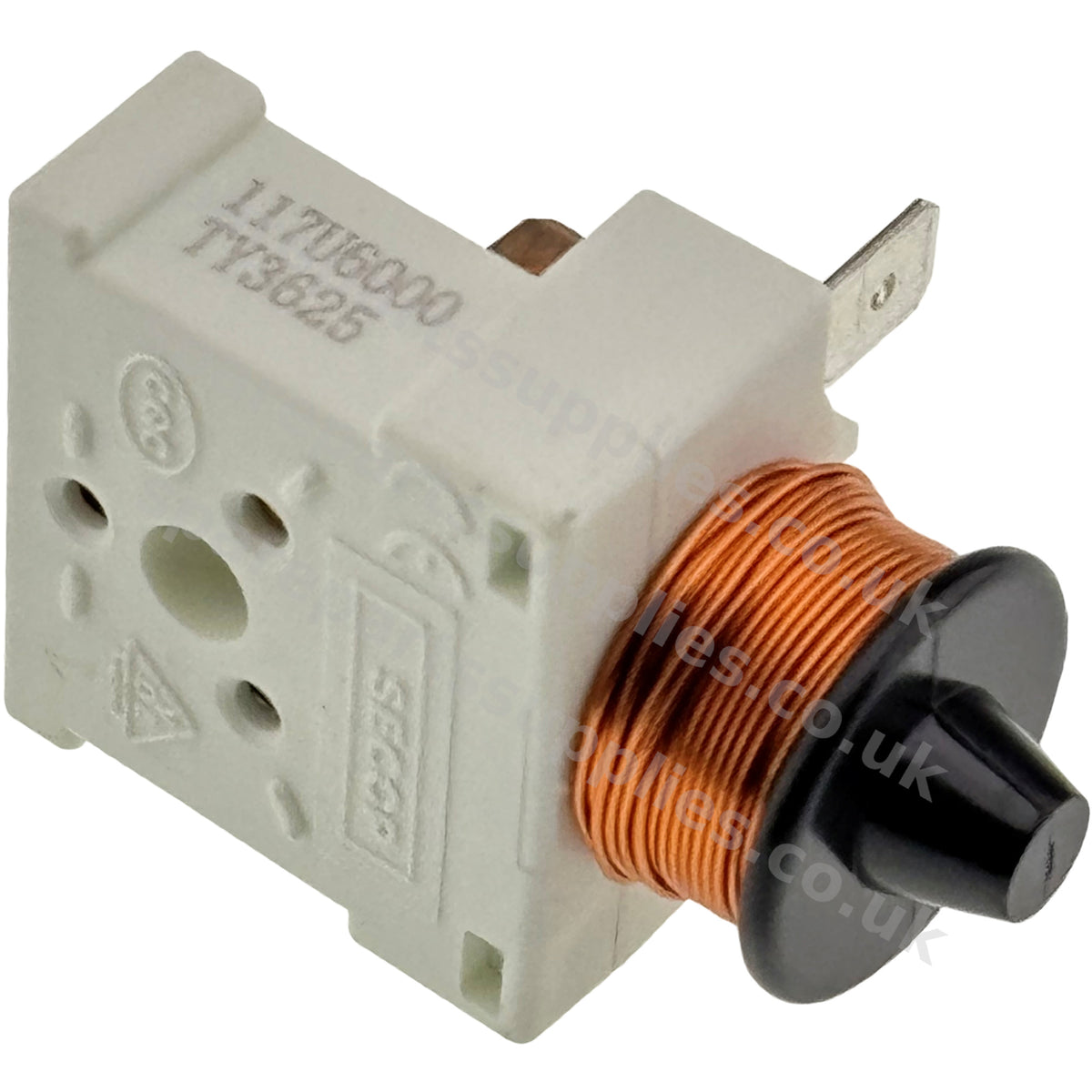 Danfoss Secop 117U6000 Compressor Start Relay HST | 4-Contact Push Fit | Fridge Freezer