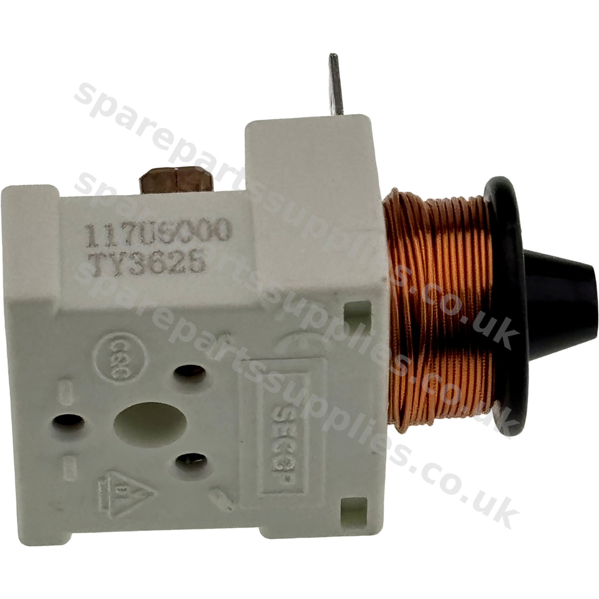 Danfoss Secop 117U6000 Compressor Start Relay HST | 4-Contact Push Fit | Fridge Freezer