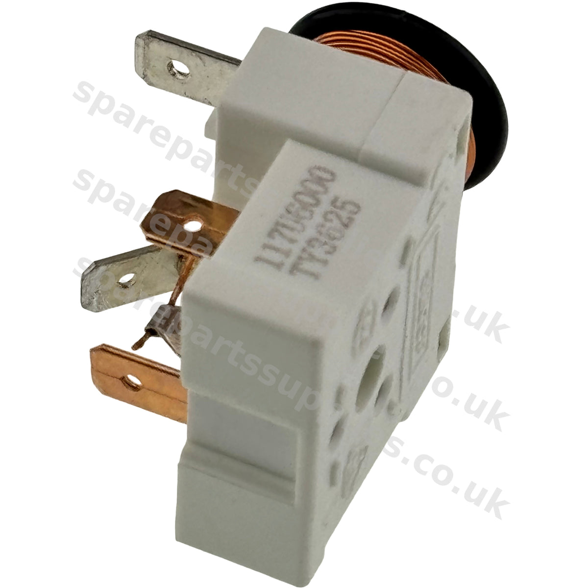 Danfoss Secop 117U6000 Compressor Start Relay HST | 4-Contact Push Fit | Fridge Freezer