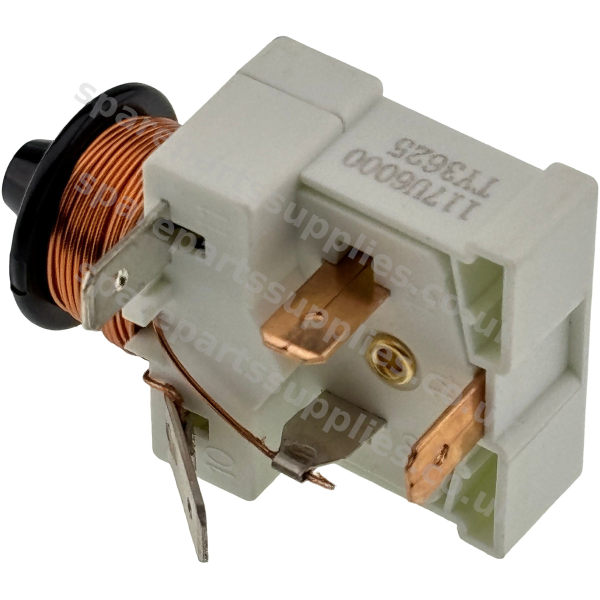 Danfoss Secop 117U6000 Compressor Start Relay HST | 4-Contact Push Fit | Fridge Freezer
