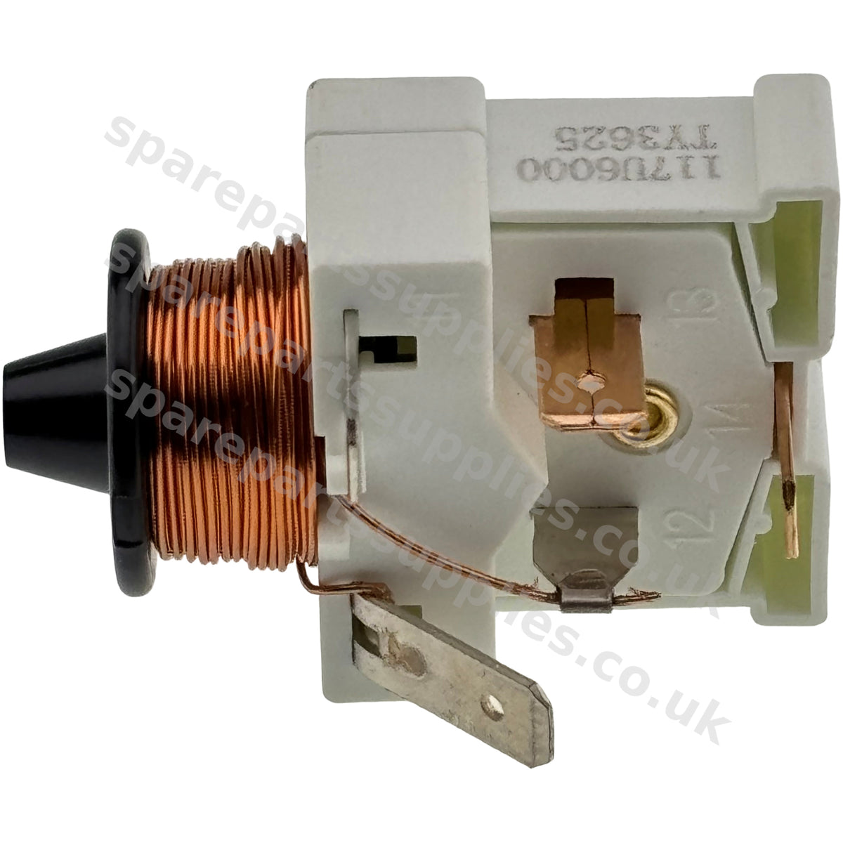 Danfoss Secop 117U6000 Compressor Start Relay HST | 4-Contact Push Fit | Fridge Freezer