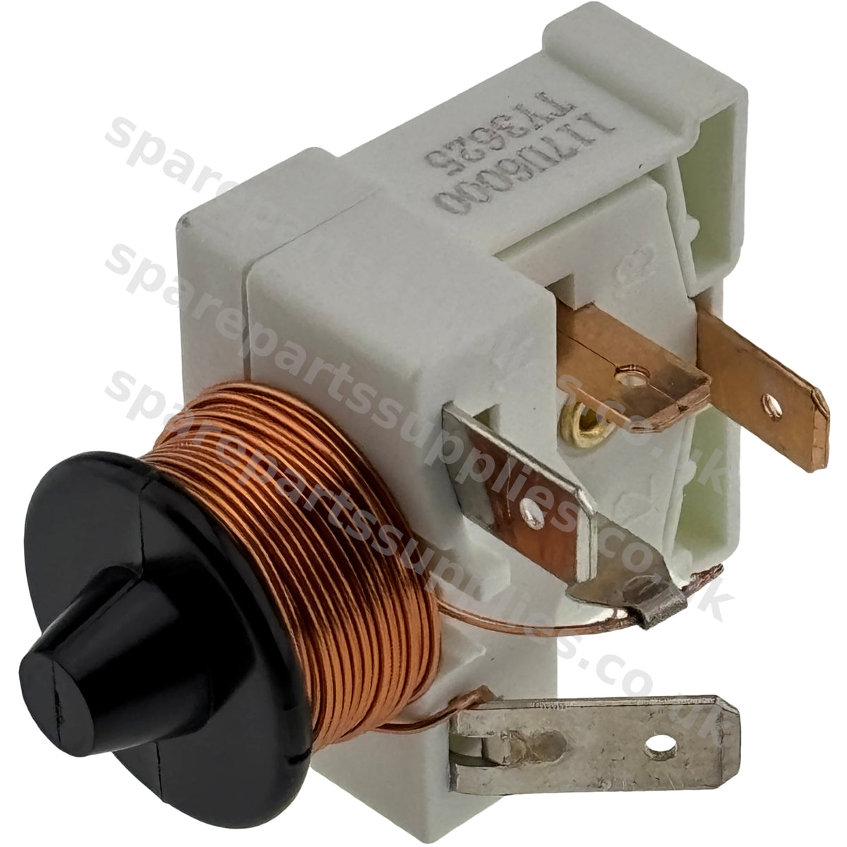 Danfoss Secop 117U6000 Compressor Start Relay HST | 4-Contact Push Fit | Fridge Freezer