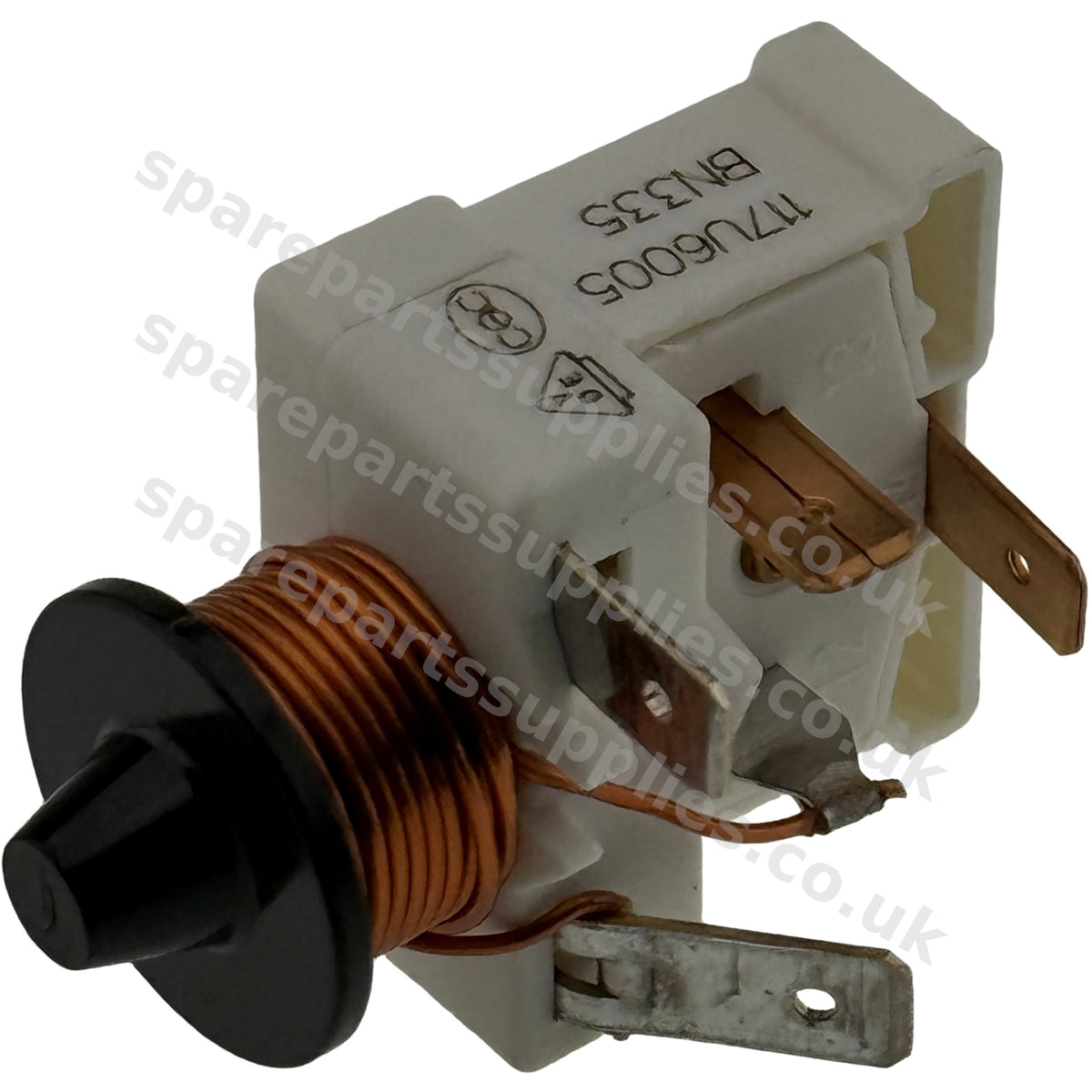 Danfoss Secop 117U6005 Compressor Start Relay HST | 4-Contact Push Fit | Fridge Freezer
