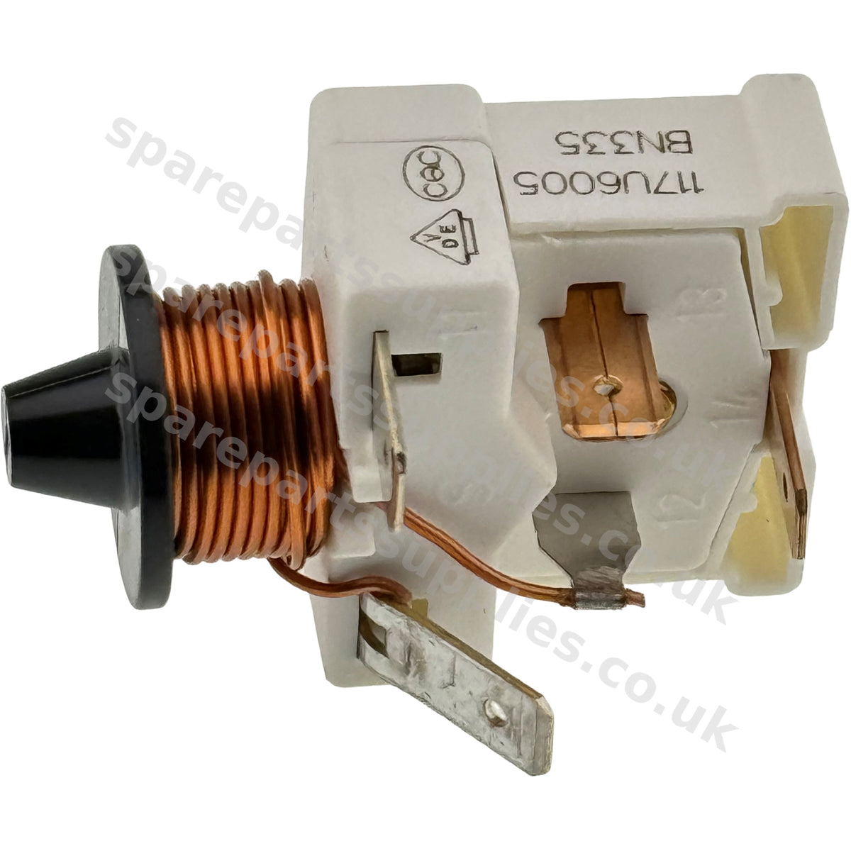 Danfoss Secop 117U6005 Compressor Start Relay HST | 4-Contact Push Fit | Fridge Freezer