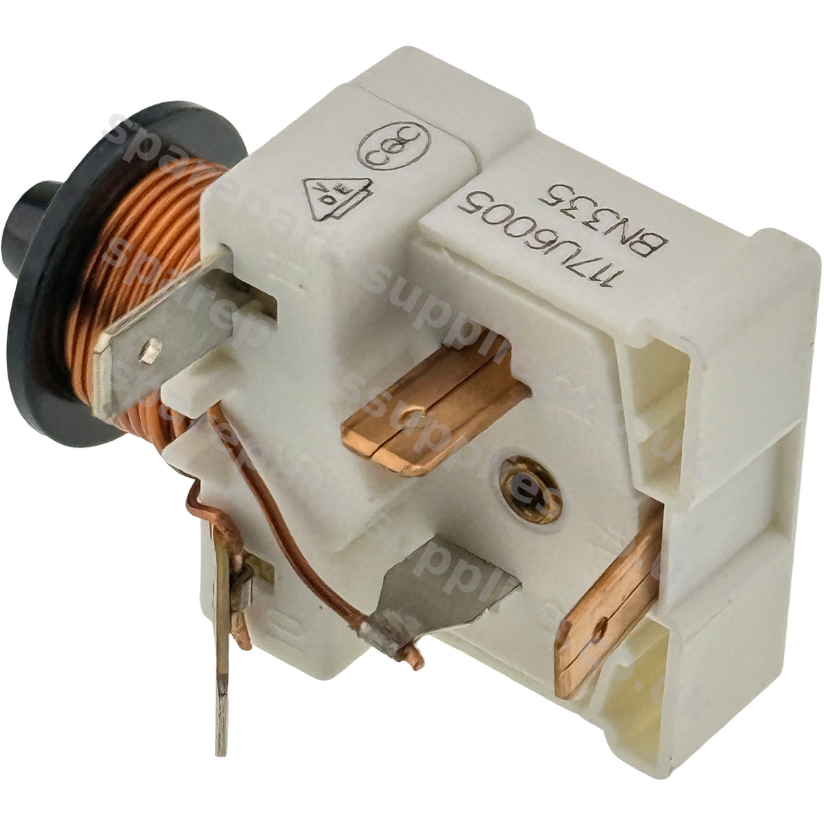 Danfoss Secop 117U6005 Compressor Start Relay HST | 4-Contact Push Fit | Fridge Freezer