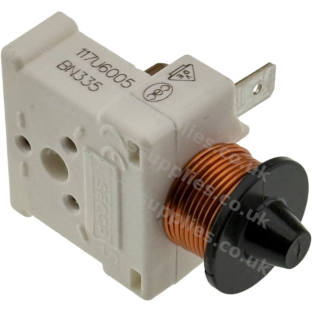 Danfoss Secop 117U6005 Compressor Start Relay HST | 4-Contact Push Fit | Fridge Freezer