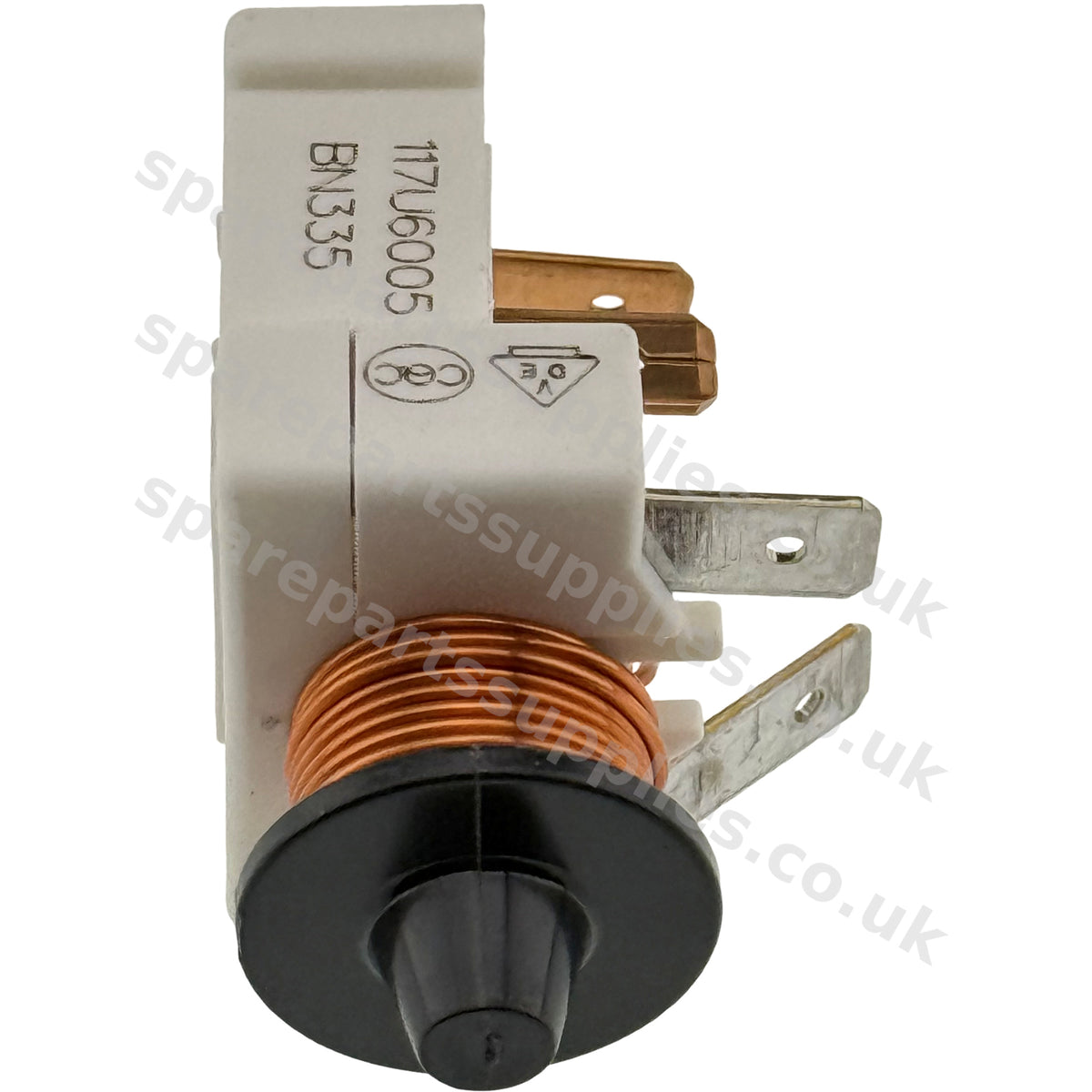 Danfoss Secop 117U6005 Compressor Start Relay HST | 4-Contact Push Fit | Fridge Freezer