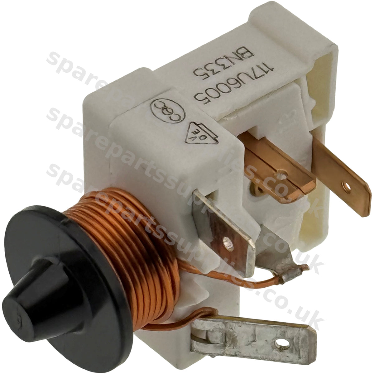 Danfoss Secop 117U6005 Compressor Start Relay HST | 4-Contact Push Fit | Fridge Freezer