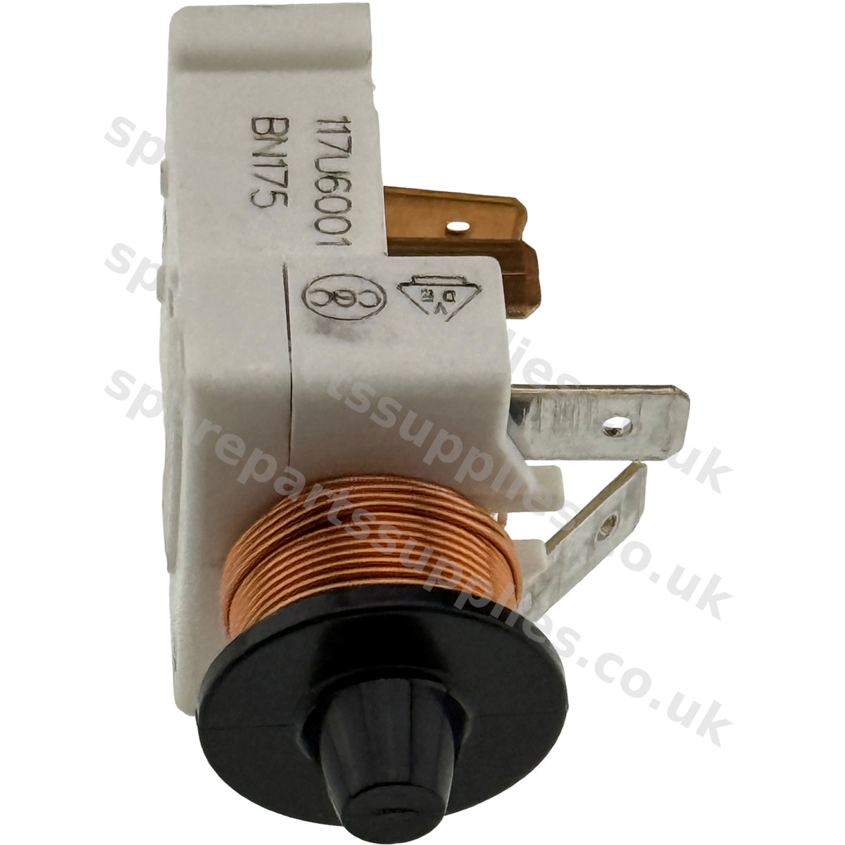 Danfoss Secop 117U6001 Compressor Start Relay HST | 4-Contact Push Fit | Fridge Freezer
