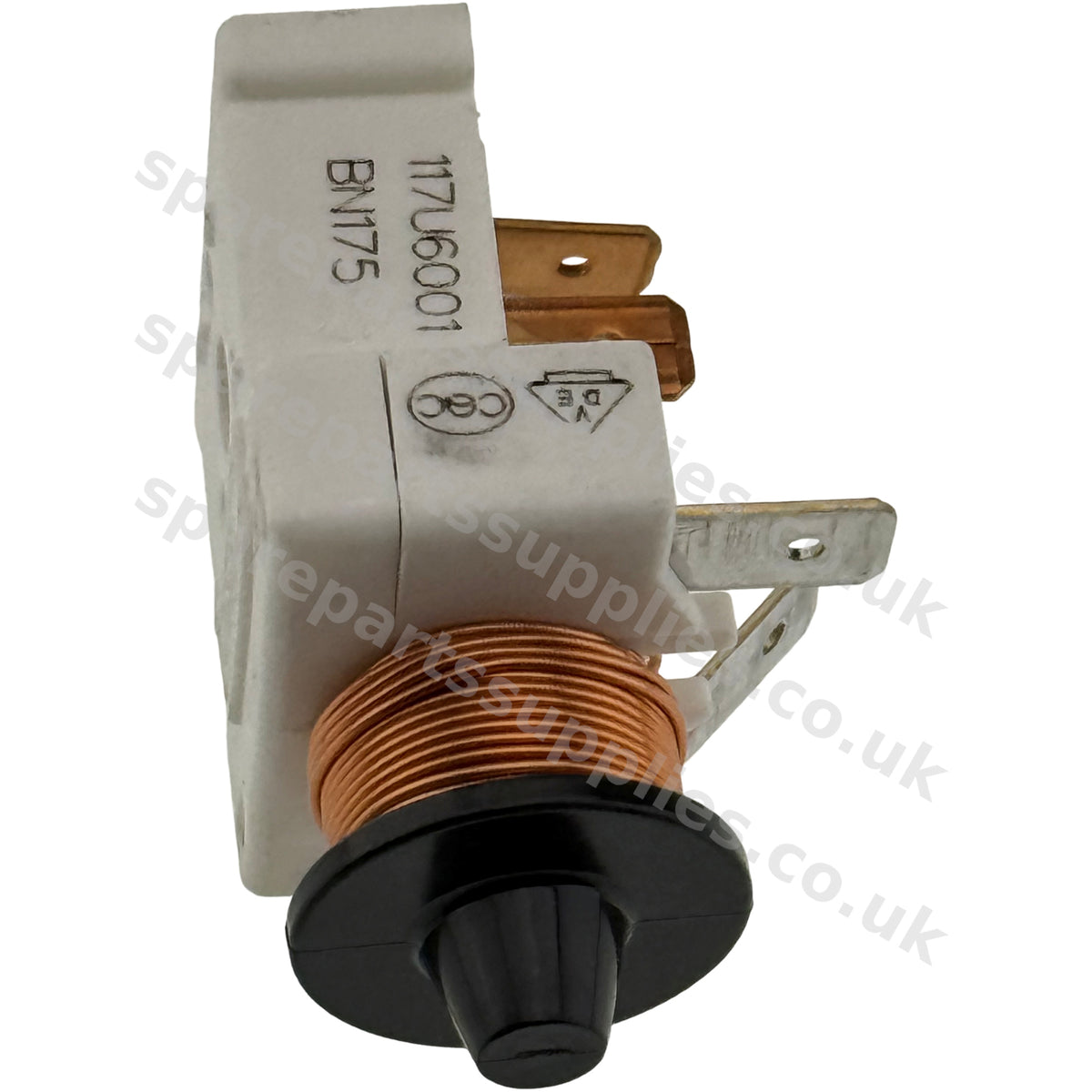 Danfoss Secop 117U6001 Compressor Start Relay HST | 4-Contact Push Fit | Fridge Freezer
