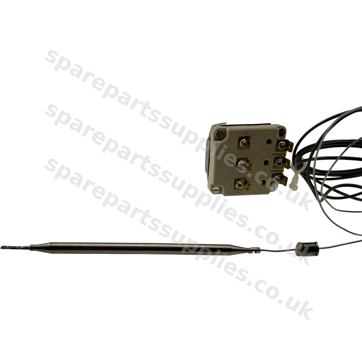EGO 55.34035.080 Safety Thermostat 3 Phase Hi-Limit 95–180°C 3 Pole Genuine