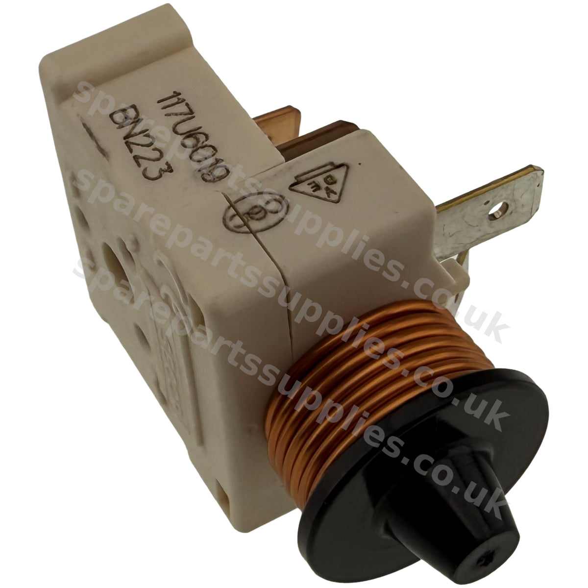 Danfoss Secop 117U6019 Compressor Start Relay HST | 5-Contact Push Fit | Fridge Freezer