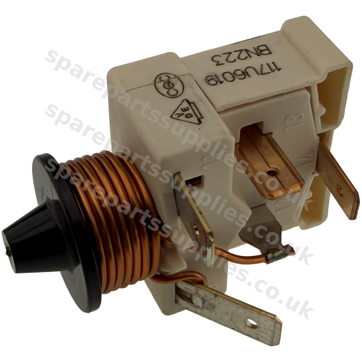 Danfoss Secop 117U6019 Compressor Start Relay HST | 5-Contact Push Fit | Fridge Freezer