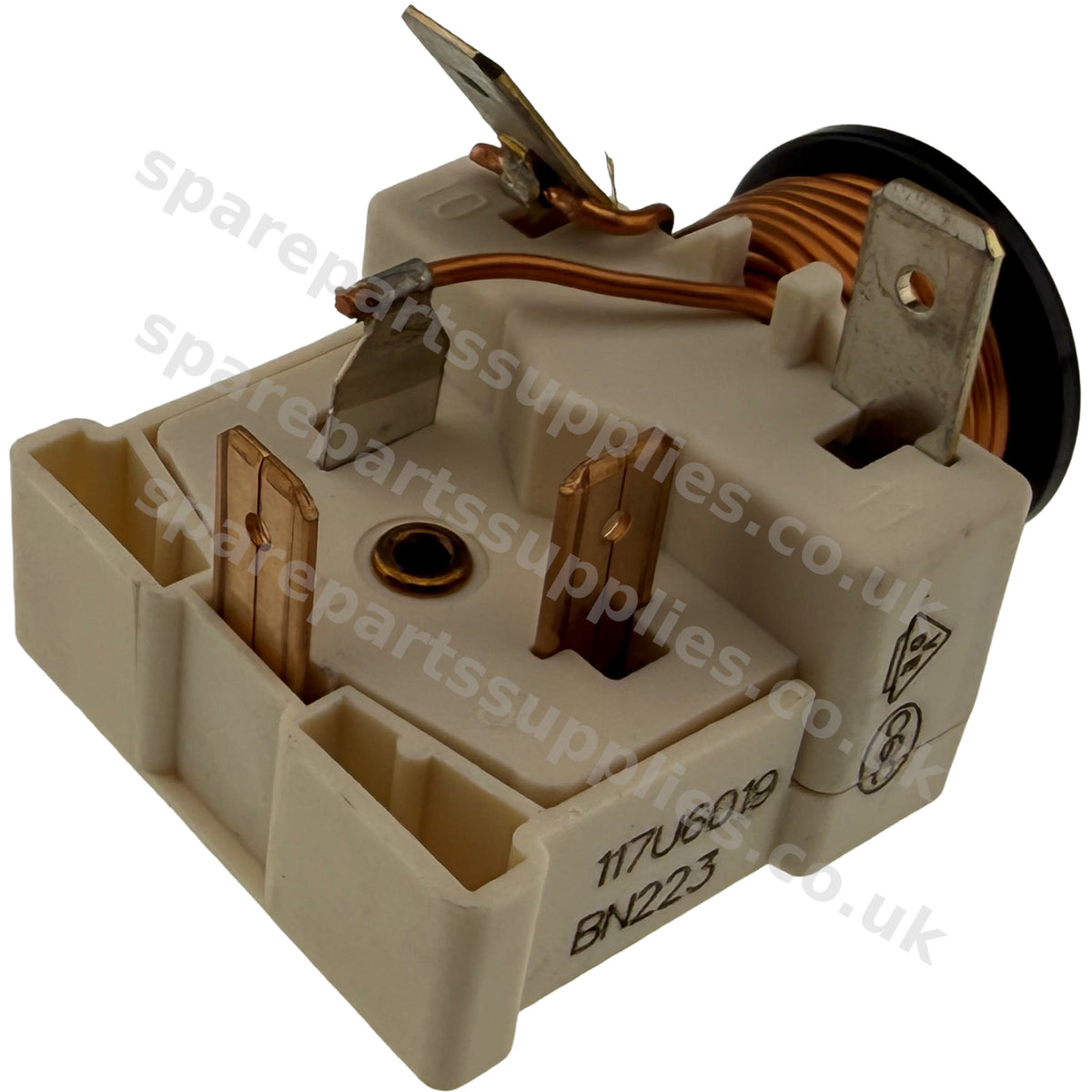 Danfoss Secop 117U6019 Compressor Start Relay HST | 5-Contact Push Fit | Fridge Freezer