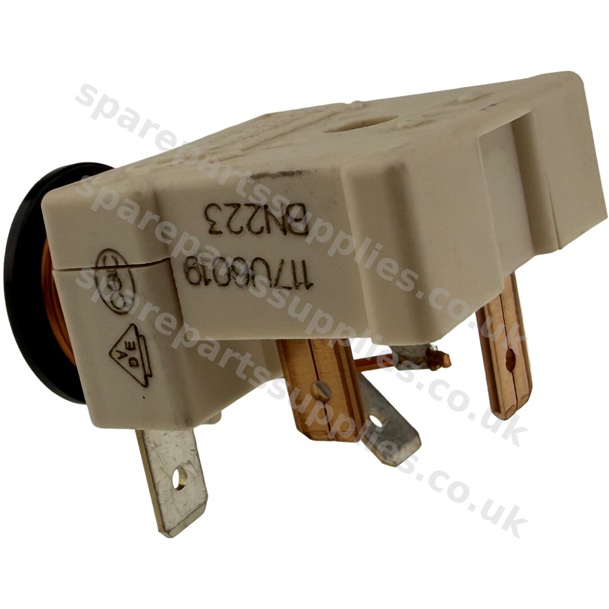 Danfoss Secop 117U6019 Compressor Start Relay HST | 5-Contact Push Fit | Fridge Freezer