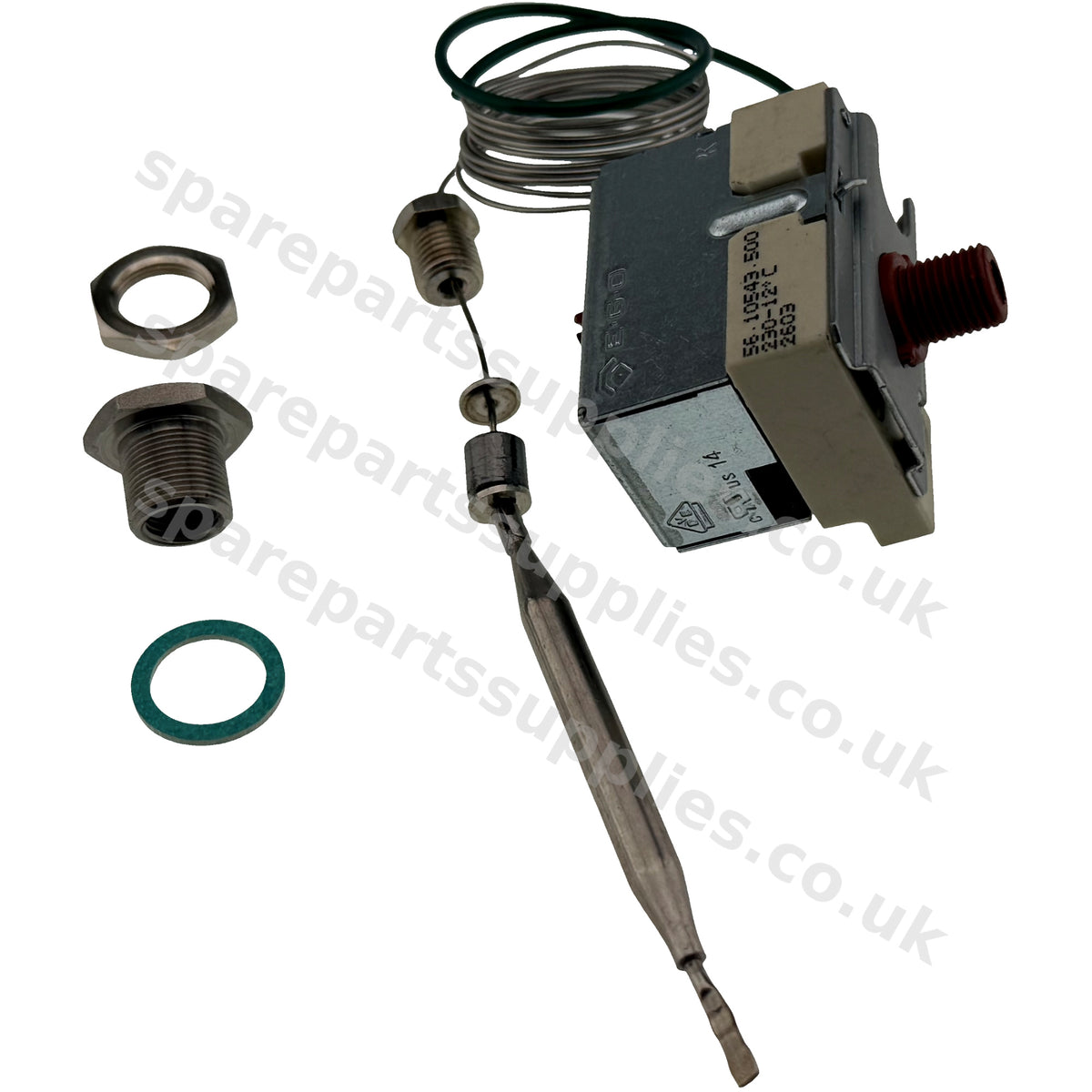 EGO 56.10543.500 Hi-Limit Safety Thermostat Manual Reset 230°C Single Pole Genuine