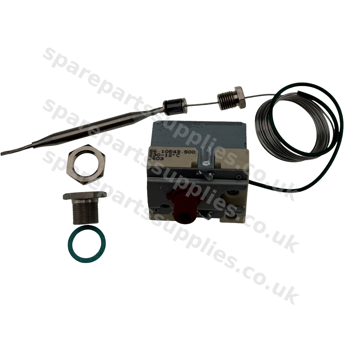 EGO 56.10543.500 Hi-Limit Safety Thermostat Manual Reset 230°C Single Pole Genuine